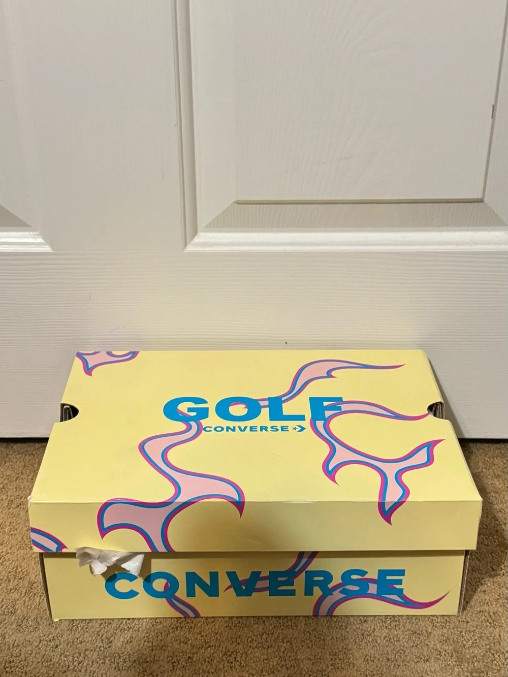 CONVERSE Chuck 70 x GOLF le FLEUR Yellow Flame High Tops – Men’s 6.5 - Picture 6 of 6